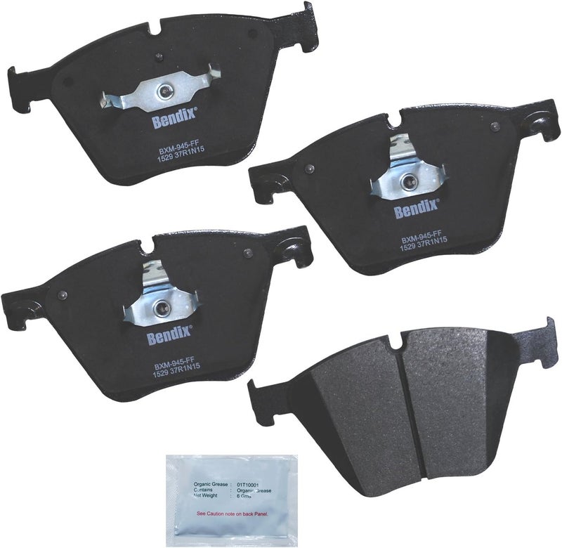 Bendix Priority1 CFM1529 Semi-Metallic Front Brake Pads for Select Models BMW 760Li, Alpina B6 Gran Coupe, xDrive B7, B7L, B7L xDrive, B7 X6 - Image 1